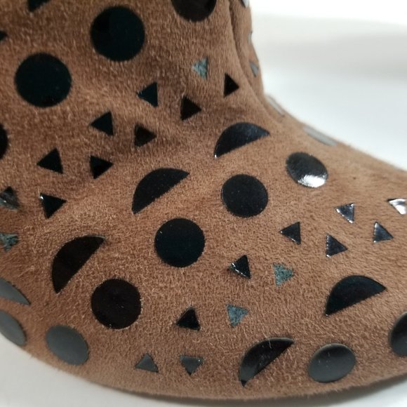 Alaia Women Ankle Geometric Booties Size 35.5 - Picture 11 of 13